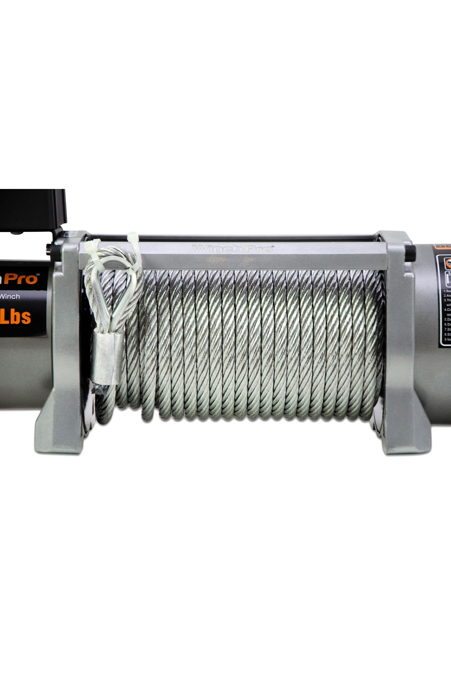 WinchPro - Cabrestante Eléctrico 12V 5900kg/13000lbs, 26m De Cuerda De  Dyneema Sintética, 2 Mandos A Distancia Incluidos (1 Inalámbrico, 1 Cable)